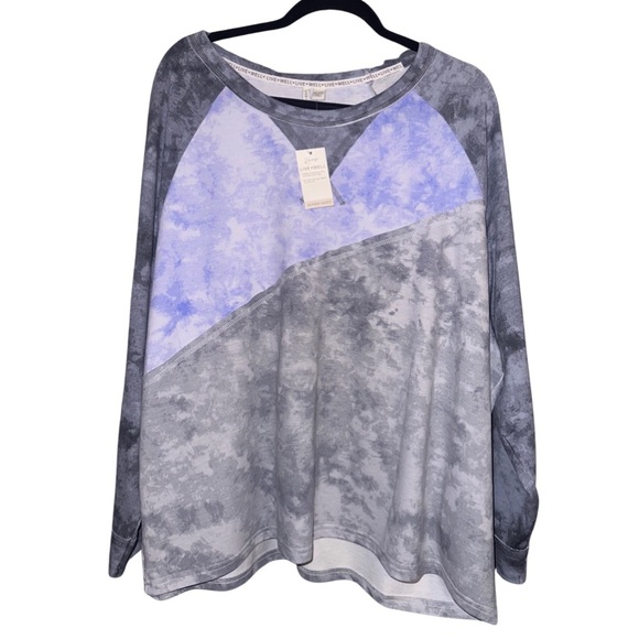 Live Well Tops - Live Well Long Sleeve Pullover Sweatshirt Asymmetrical Size 18/20W NWT